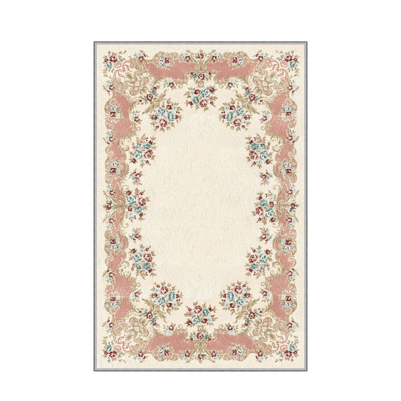 Stylish Hall Carpet (3.3 x 6.6 ft), 100% Polyester, 0.3 in Pile Height | Antibacterial, Non-Slip PVC Felt Dot Underside | Machine Washable, 3D Digital Print, Durable & Easy to Clean | Perfect for Entryway & Living Areas