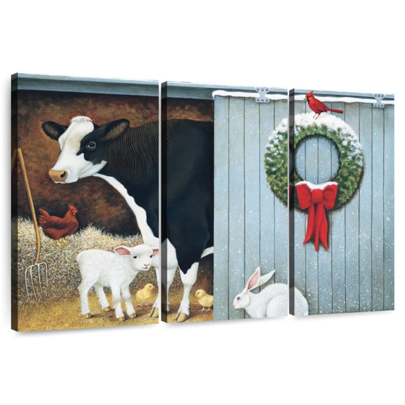 Lelend Christmas Morning, 24" H x 38" W