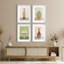 "Décoration murale de style rétro Mid-Century avec bouteilles et vases", 4 pièces-101520272-101520277
