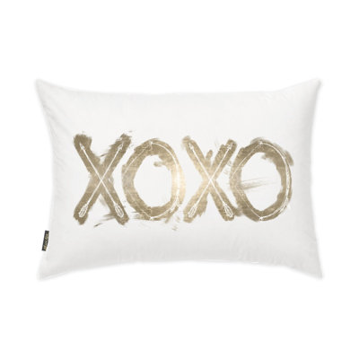 Oliver Gal Home Home Warrior XOXO Throw Pillow
