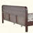 Rustic Platform Bed with Tall Headboard & Underbed Storage-1038577285-1038577283