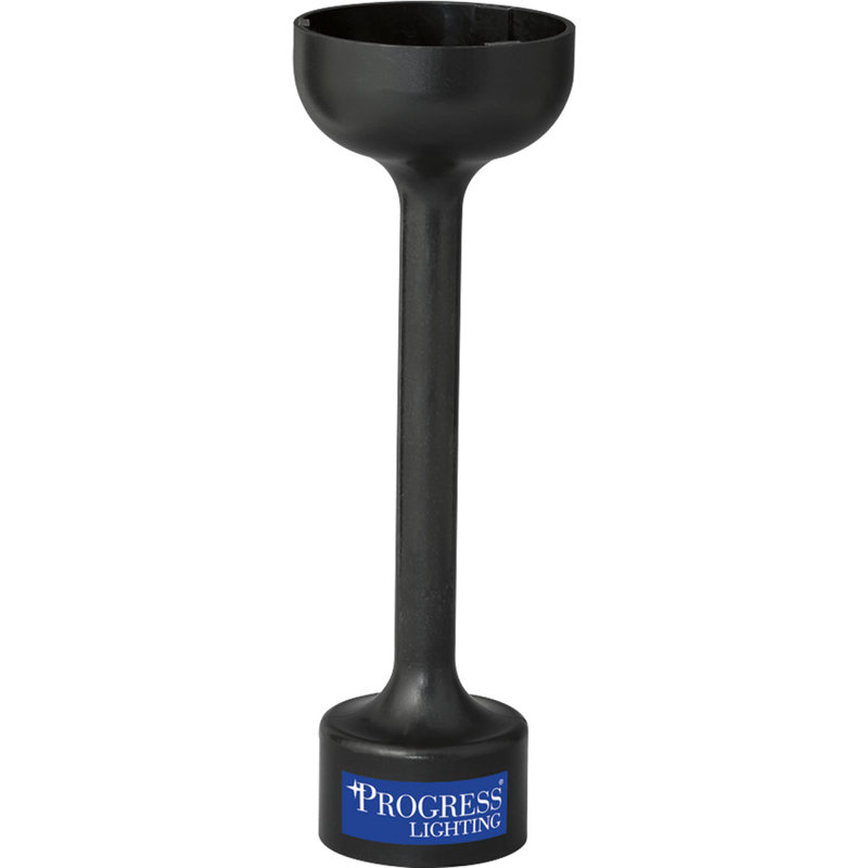 Black Plastic Socket Collar Tool for Glass Shades