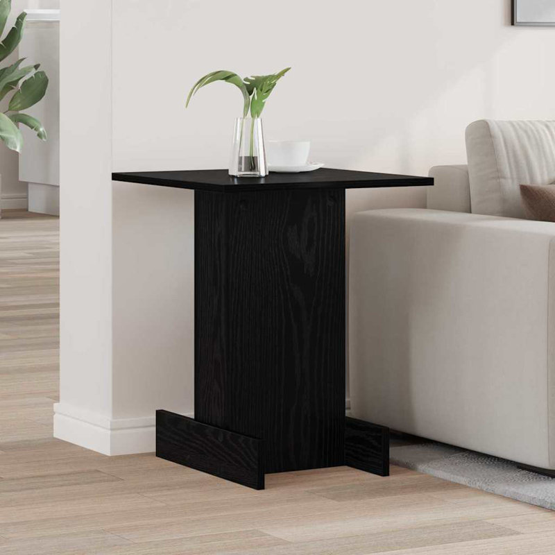 End Table, Black Oak