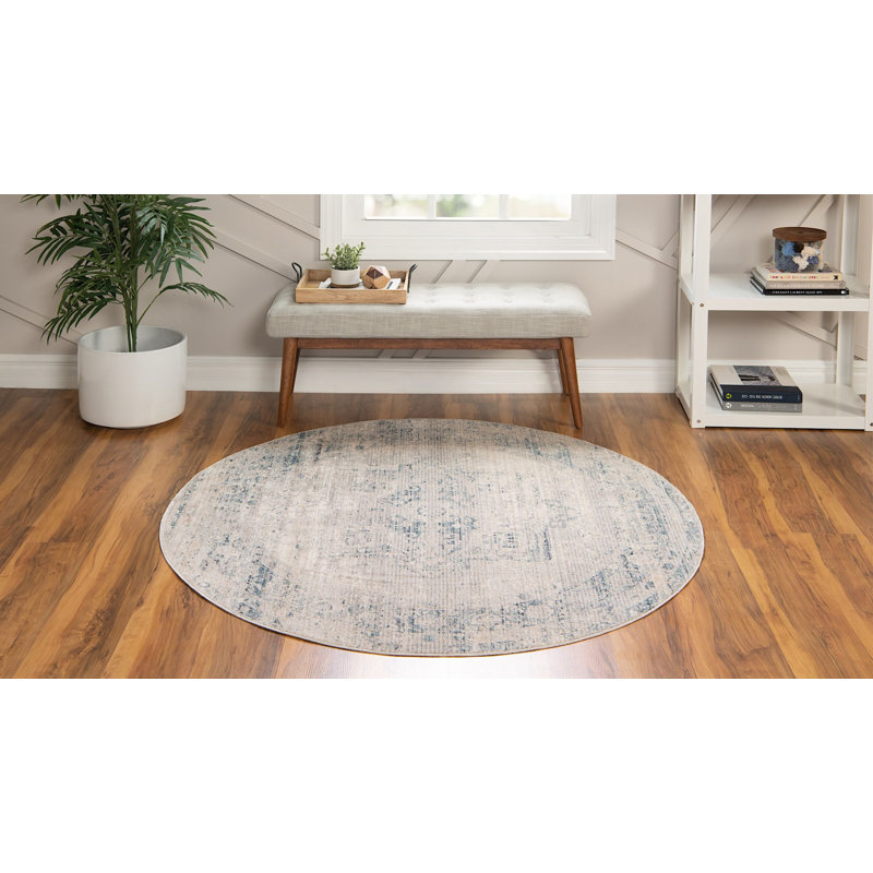 Gabbs Oriental Indoor Rug, Round 5'3"