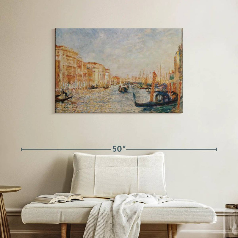 Lilie Grand Canal Venice 1881, 26" H x 39" W