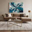 «Lyrical Abstraction 16», art mural sur toile grise-186335382