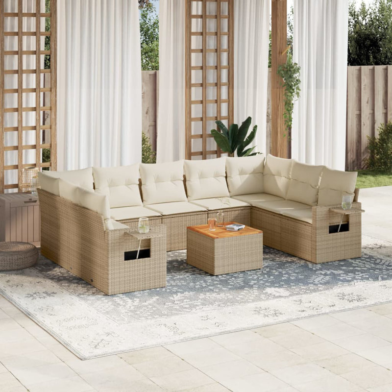 Ensemble de canapé de jardin Vidaxl