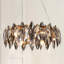 Lustre de salle à manger à roulettes en cristal à 6 lumières l 23,2 po Rayden