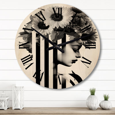 Palsgrave Solid Wood Wall Clock
