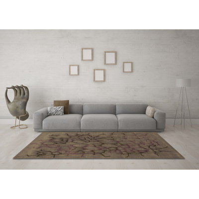 Chenille Washable Abstract Indoor Rug