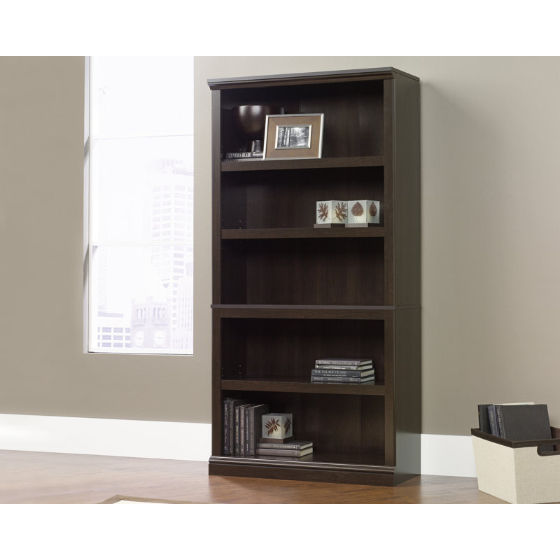 Brunoy 5 Shelf Bookcase Mo 3A, Cinnamon Cherry