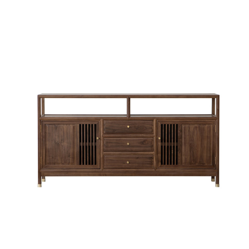 Nouveau meuble télé rétro de style chinois, 73.23"
