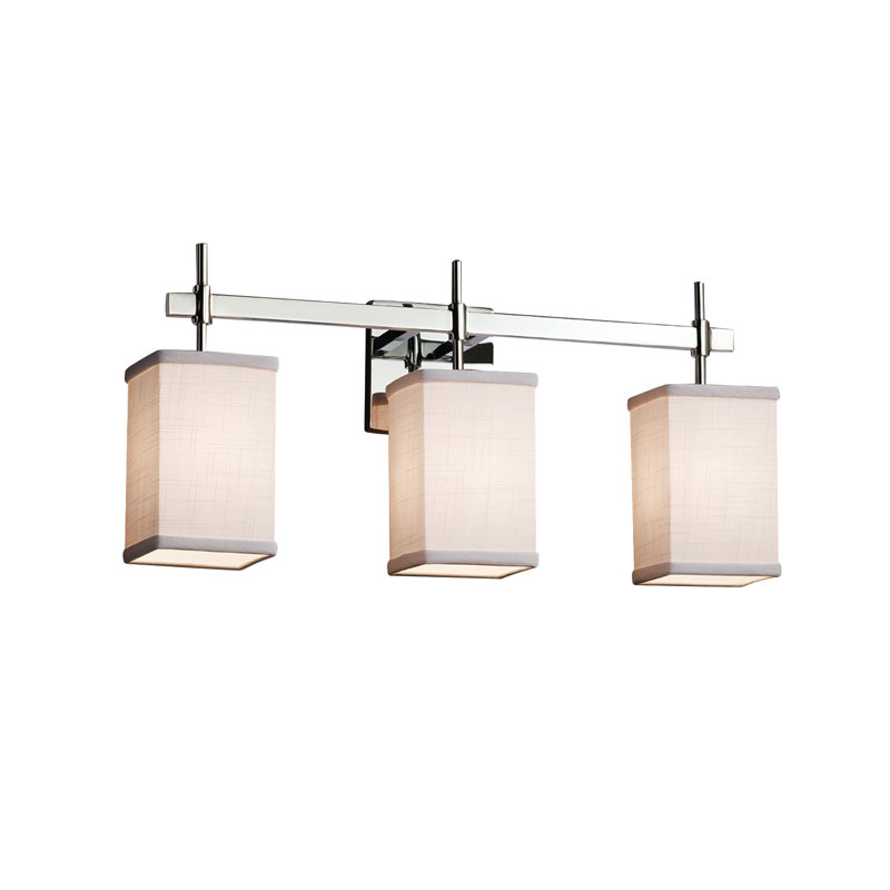 Geoffroy 3 - Light Vanity Light, Brushed Nickel, White