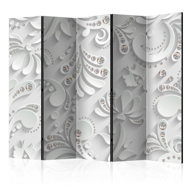 Derek 172cm H Folding Room Divider, 5