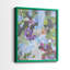 Iris Garden - reproduction encadrée de qualité supérieure - prête à être accrochée - aucun clou requis - aucun clou requis-1067928020-1067928027