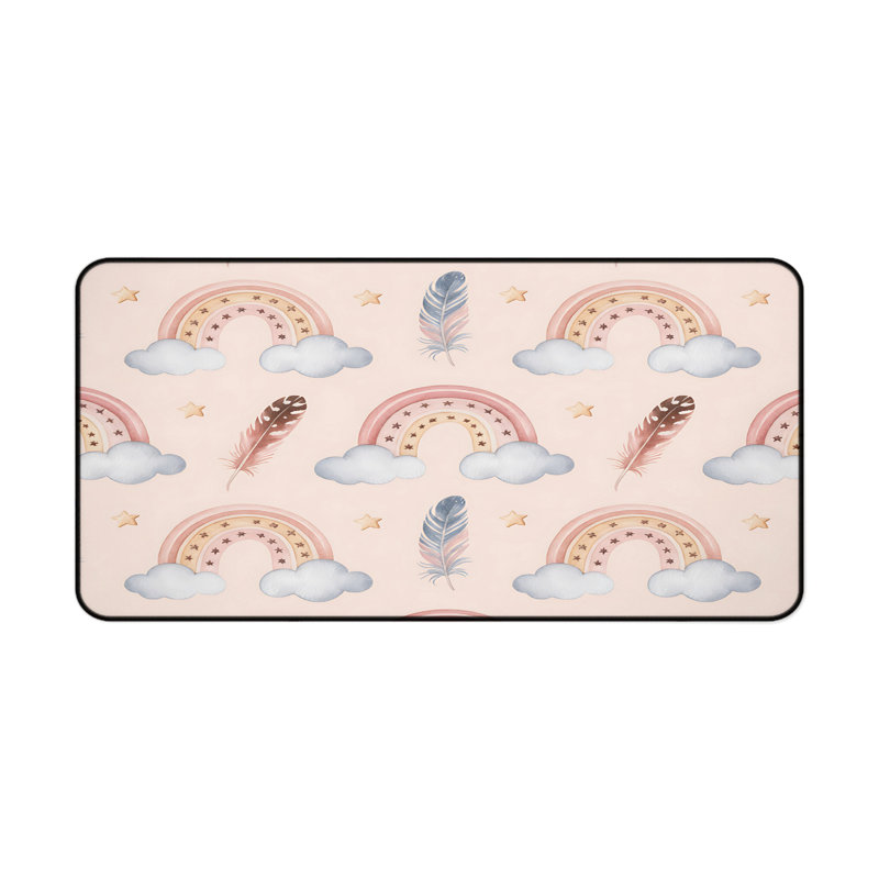 Polyester Desk Pad, 14.4x12.1