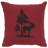 Wooded River Image Pillow - Moose Tree - Cotton Brick-4347011