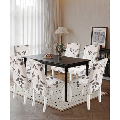 Dining Chair Covers,Dining Room Chair Slipcovers,Set Of 6
