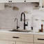 Évier de cuisine à simple cuve 24 3/8 po x 19 1/8 po Karran Quartz-61825434