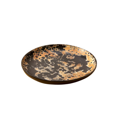 Horn Appetizer Speckled Plate