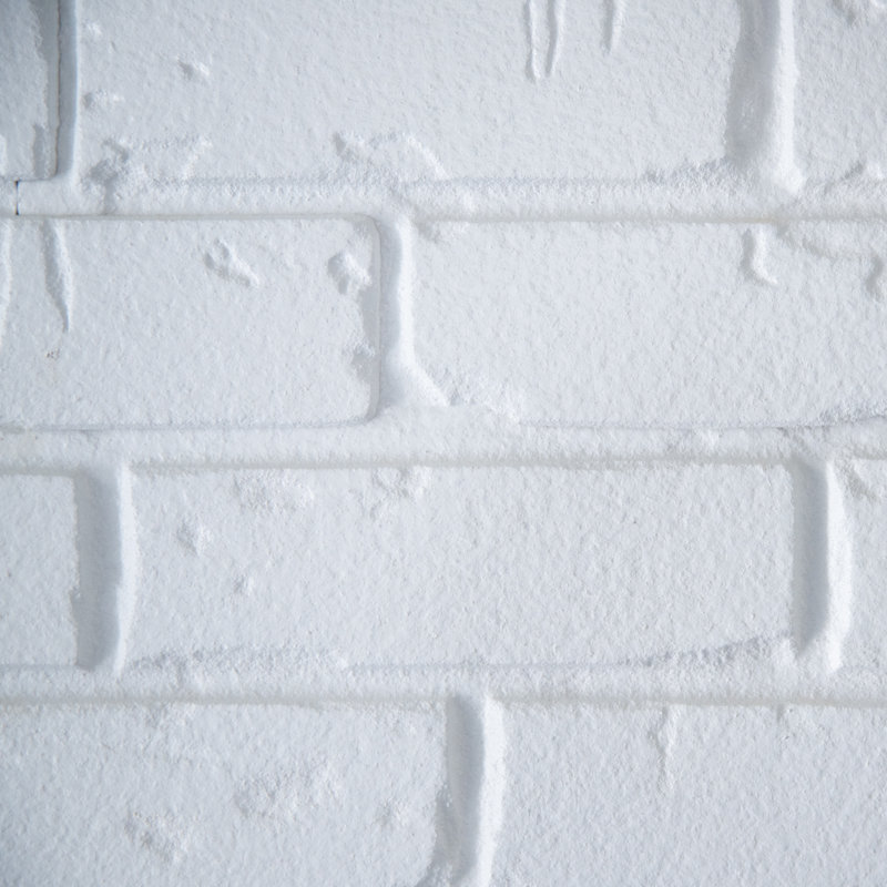 Panneau mural auto-adhésif 5,75 "x 45" Brick, Blanc