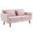 Jadier 66" Upholstered Loveseat Square Sofa-1237332771-1230110786