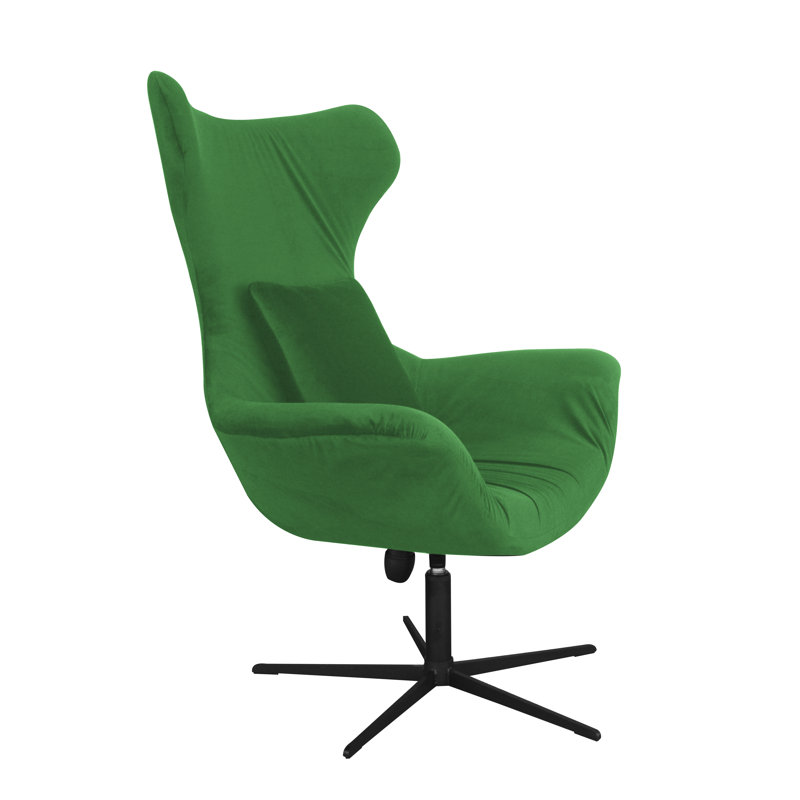 Swivel Lounge Chair, Green