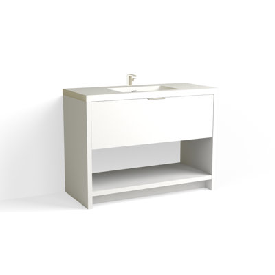 Vista 48" W Freestanding Single Bathroom Vanity