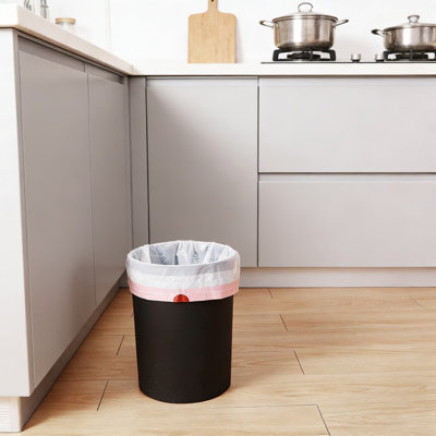 4 Gallon Small Trash Bags With Drawstring, Thickened & Stretchy Garbage Bags For 2-4 Gallon Trash Cans In Office, Kitchen, Or Bathroom (100 Count)