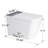 Modern Integrated Smart Toilet: Auto Open/Close Lid, Heated Seat, Instant Warm Water Wash, Automatic & Remote Flush