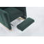 Chaise berçante en tissu avec repose-pieds Teddy-702460788