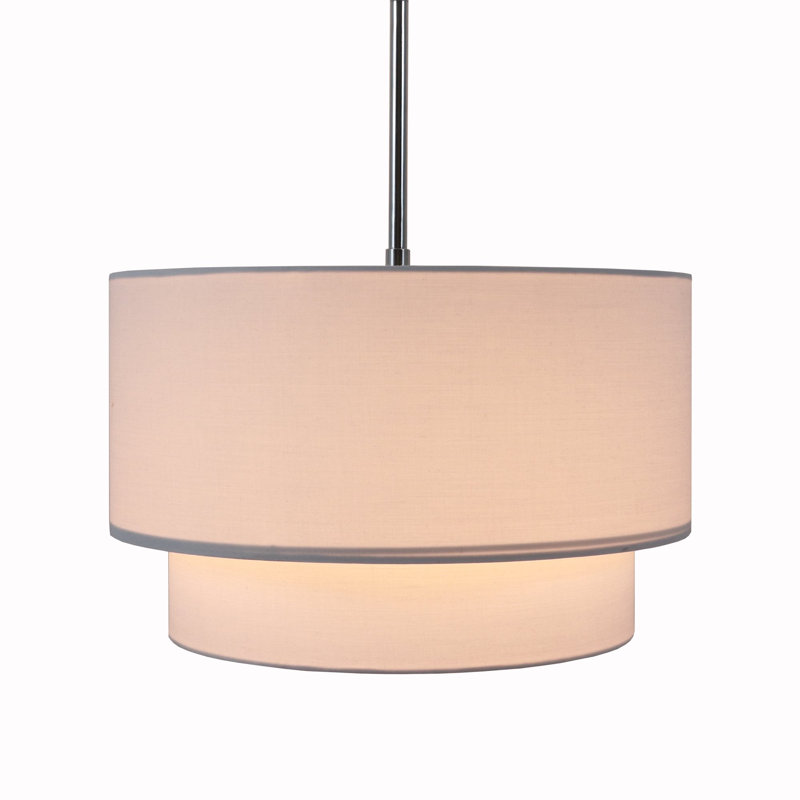 Luminaire suspendu tambour 1 lumière
