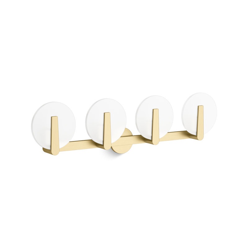 Hint Four-Light Sconce, Brushed Brass
