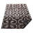 Contemporary Brown Beige Hand Knotted Silk Rectangle Indoor Area Rug-1221165325