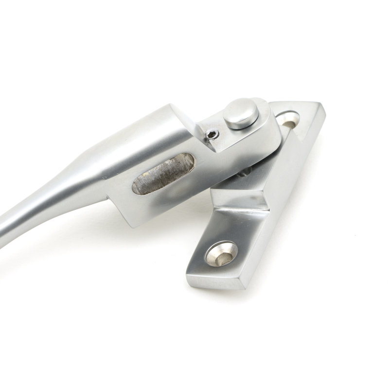 Night-Vent Peardrop Fastener Lock, Satin Chrome