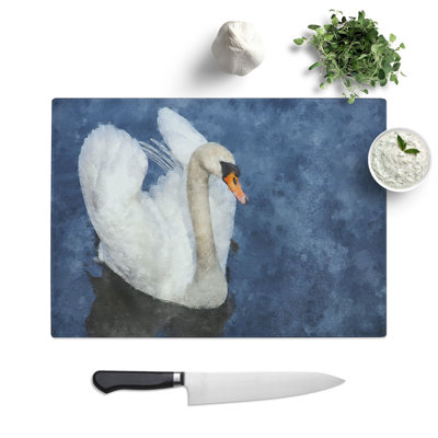 White Swan Vol.2 Painting Chopping Board