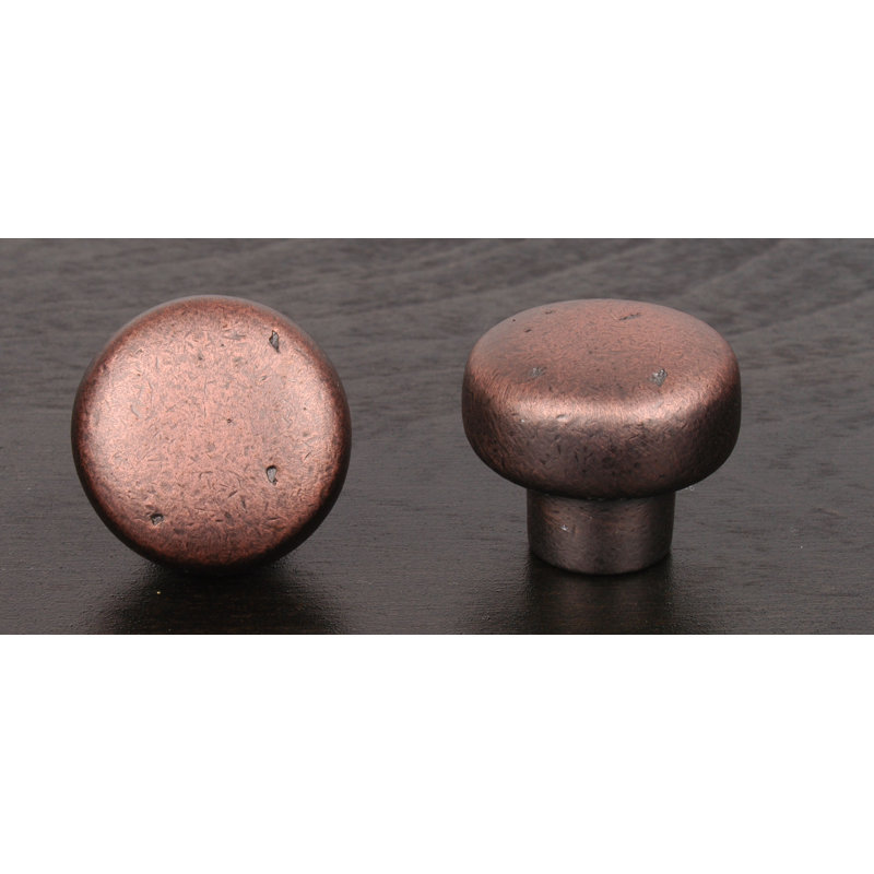 Poignée circulaire patinée 1 3/8 po CK Series, Distressed Copper