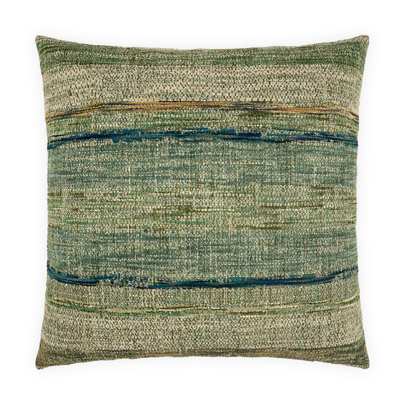 Sansone Square Pillow Cover & Insert, Peacock, Square 24"