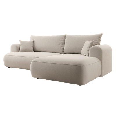 Alija 3 Seater Velvet Sofa & Chaise