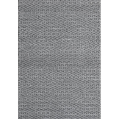 Tapis gris tissé à la main Sharice