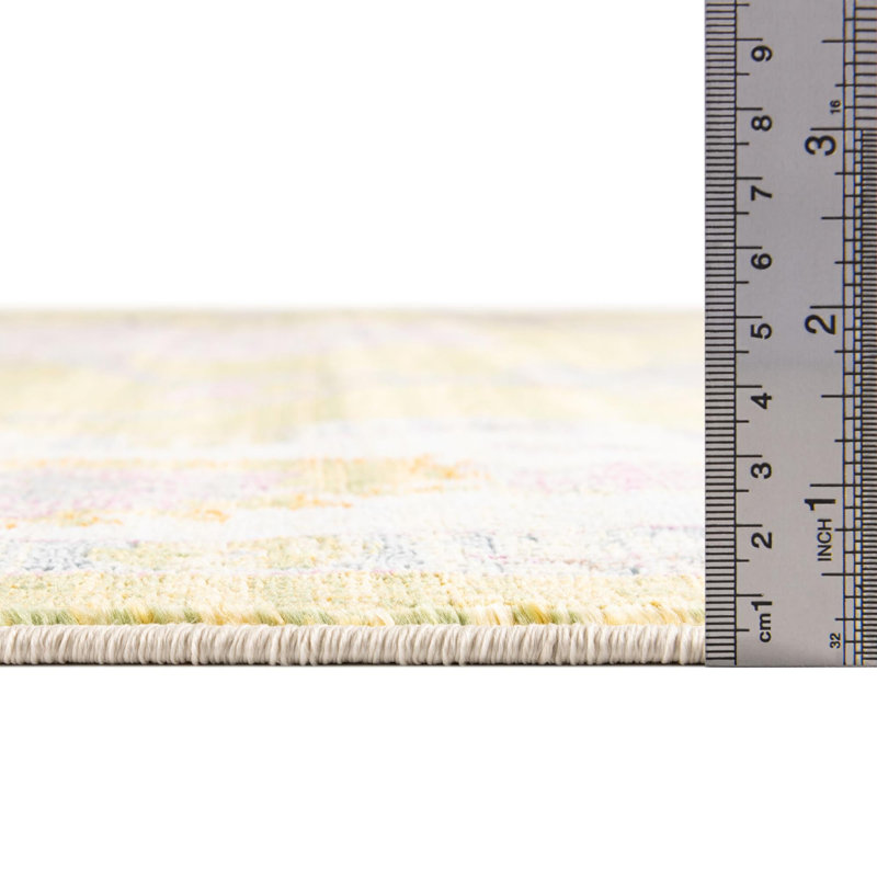 Ikat Indoor Rug, Oval 5'5" x 8'