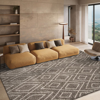 Tapis gris / ivoire Adessa
