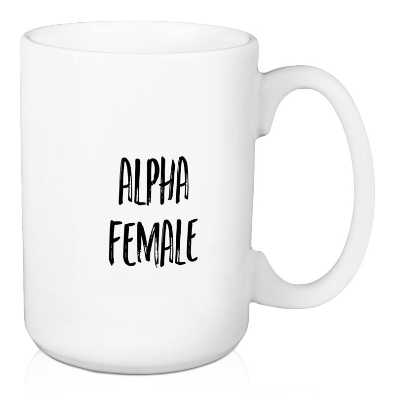 Grande tasse à café alpha féminine Dimmick