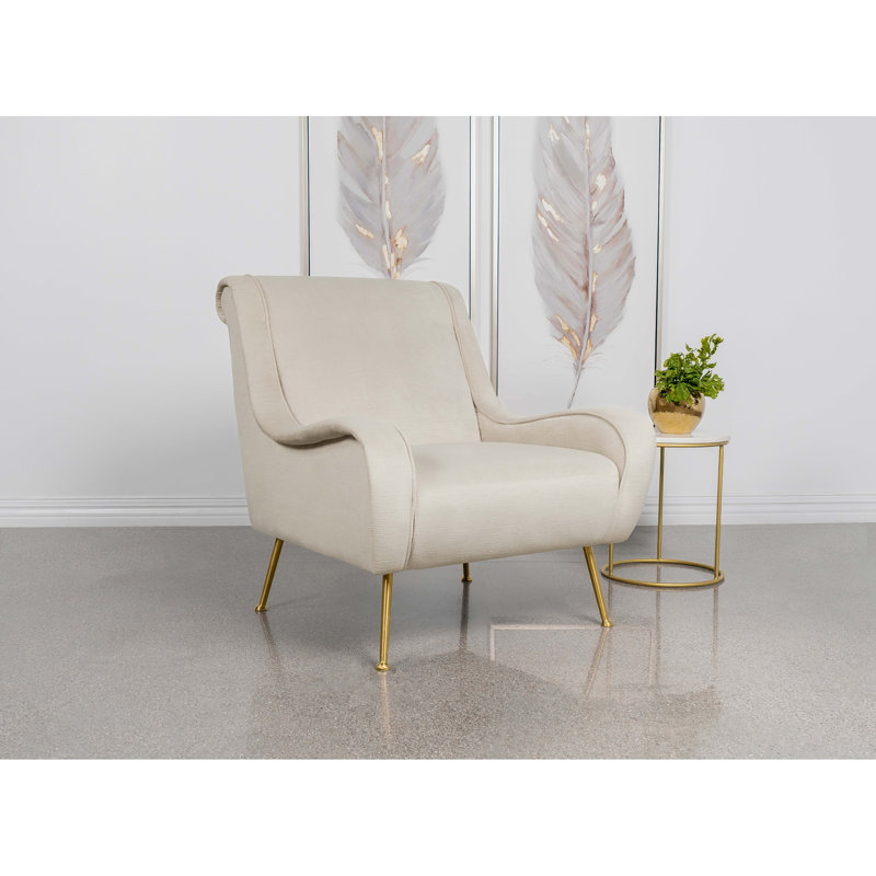 Fauteuil d'appoint à coussin serré Lundy Stone