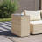  Garden Side Table Beige, Black-624543874