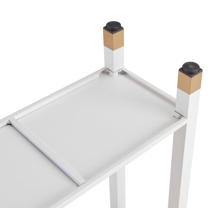 41" Console Table, White