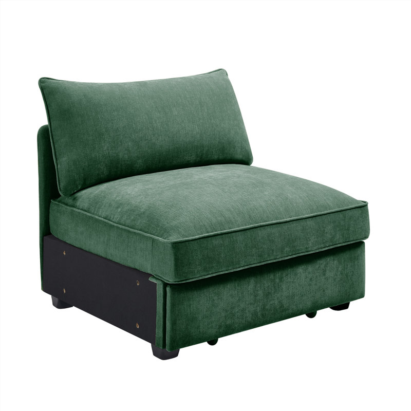 Canapé sans accoudoirs - vert, Vert
