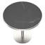 Table bistro ronde de 31,5 pouces avec plateau en faux marbre et plateau en métal robuste, facile à assembler, diamètre de la structure en métal robuste-1256584639