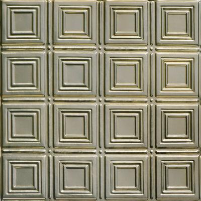 Tuile de plafond en étain 2 pi x 2 pi Shanko