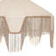 Luminaire suspendu angulaire en tissu naturel Buchanan